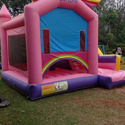 Unicorn_theme_bouncing_castle_for_hire